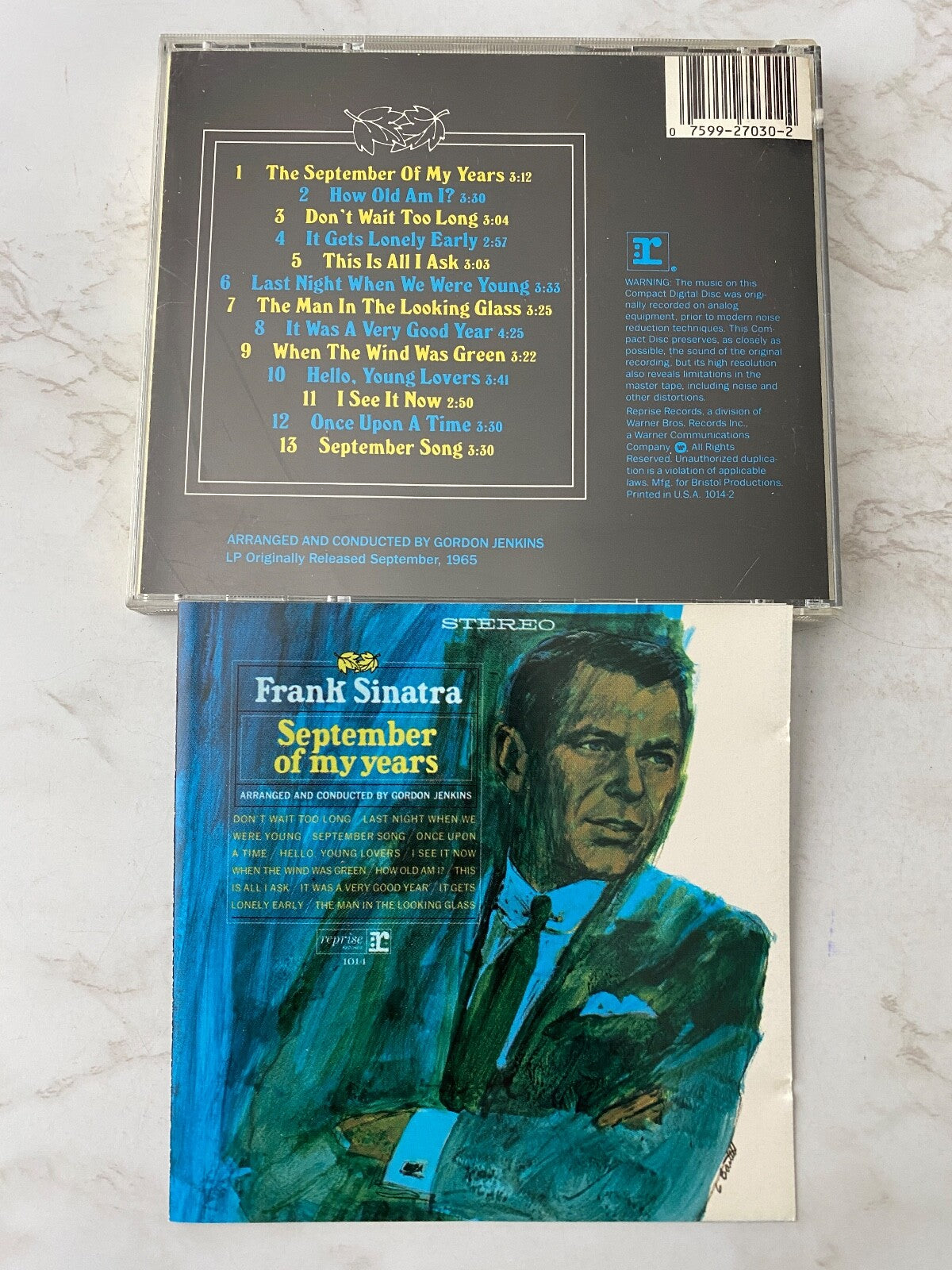 Frank Sinatra – September Of My Years [JAPAN TARGET ERA]