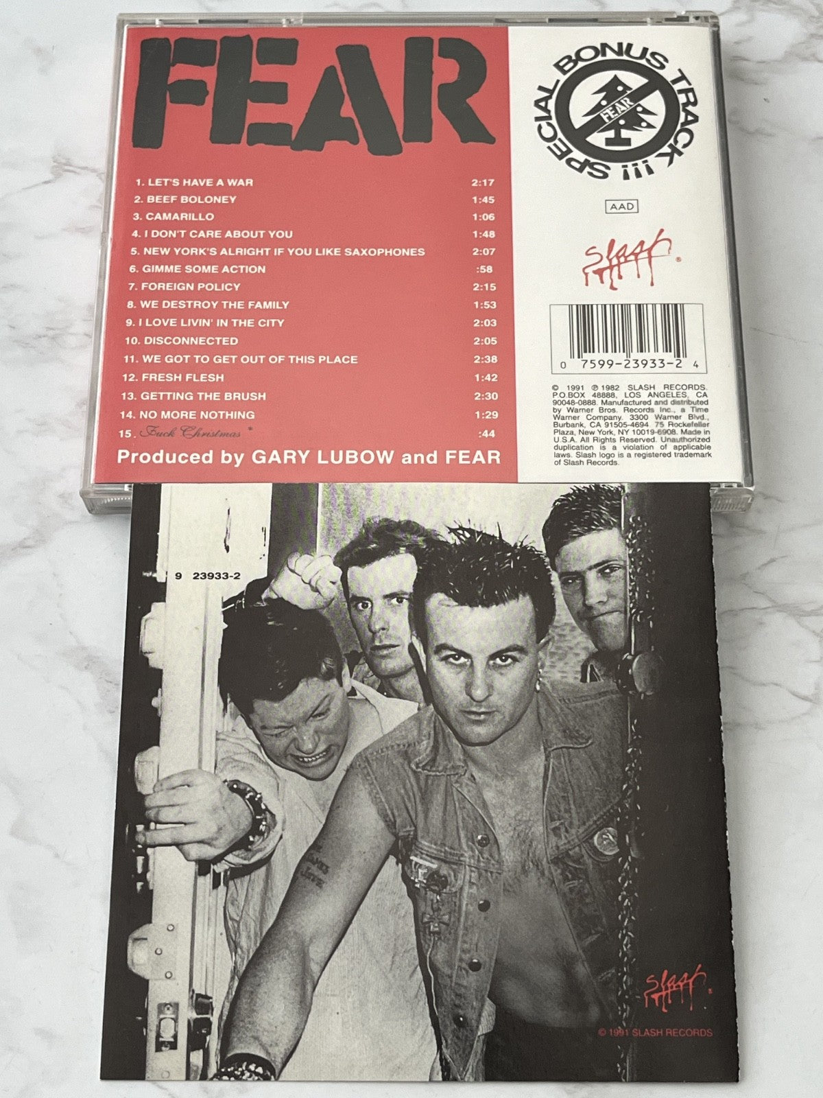 Fear – The Record (1991) [ORIGINAL USA PRESS]