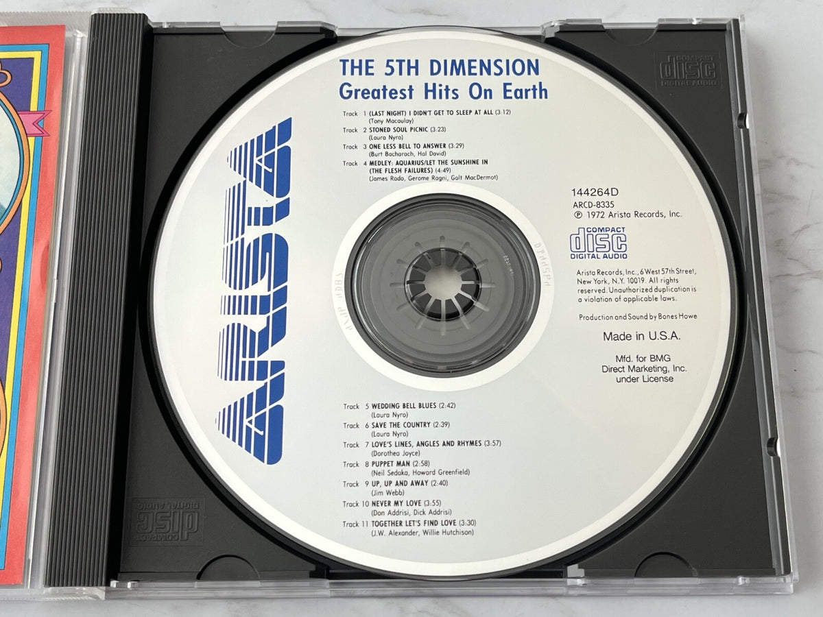 The Fifth Dimension – Greatest Hits On Earth