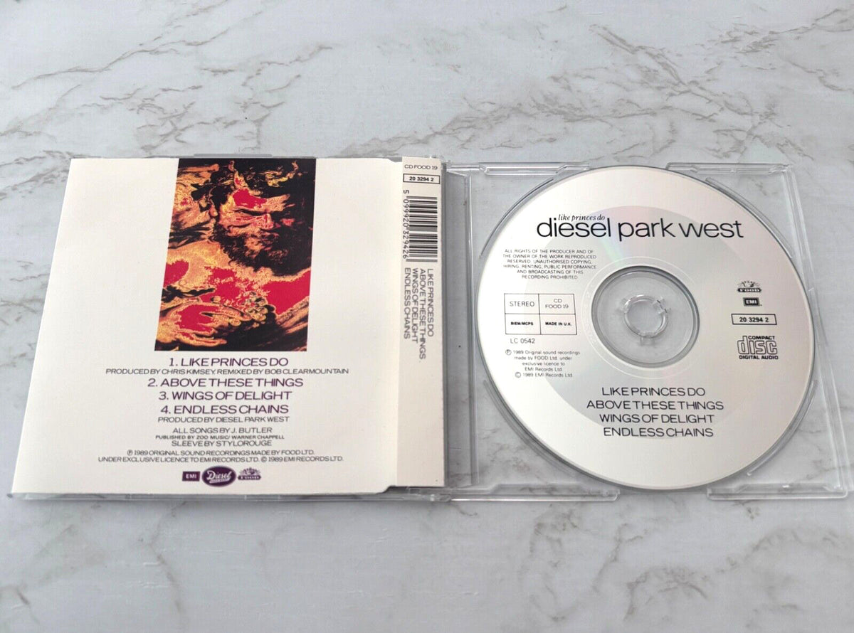 Diesel Park West – Like Princes Do (1989) [UK PRESS]
