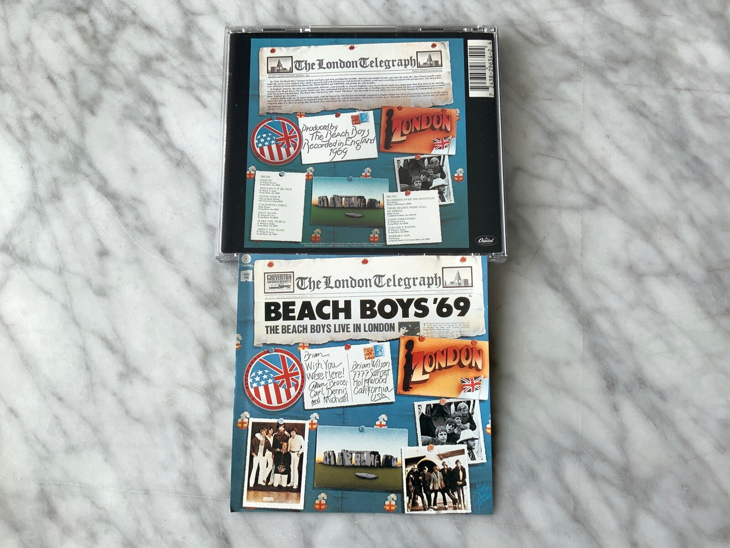 The Beach Boys – '69 Live In London (1994) [ORIGINAL USA PRESS]