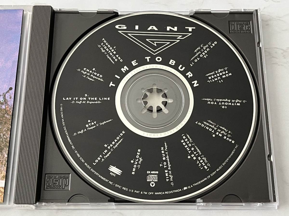 Giant – Time To Burn (1992) [ORIGINAL USA PRESS]