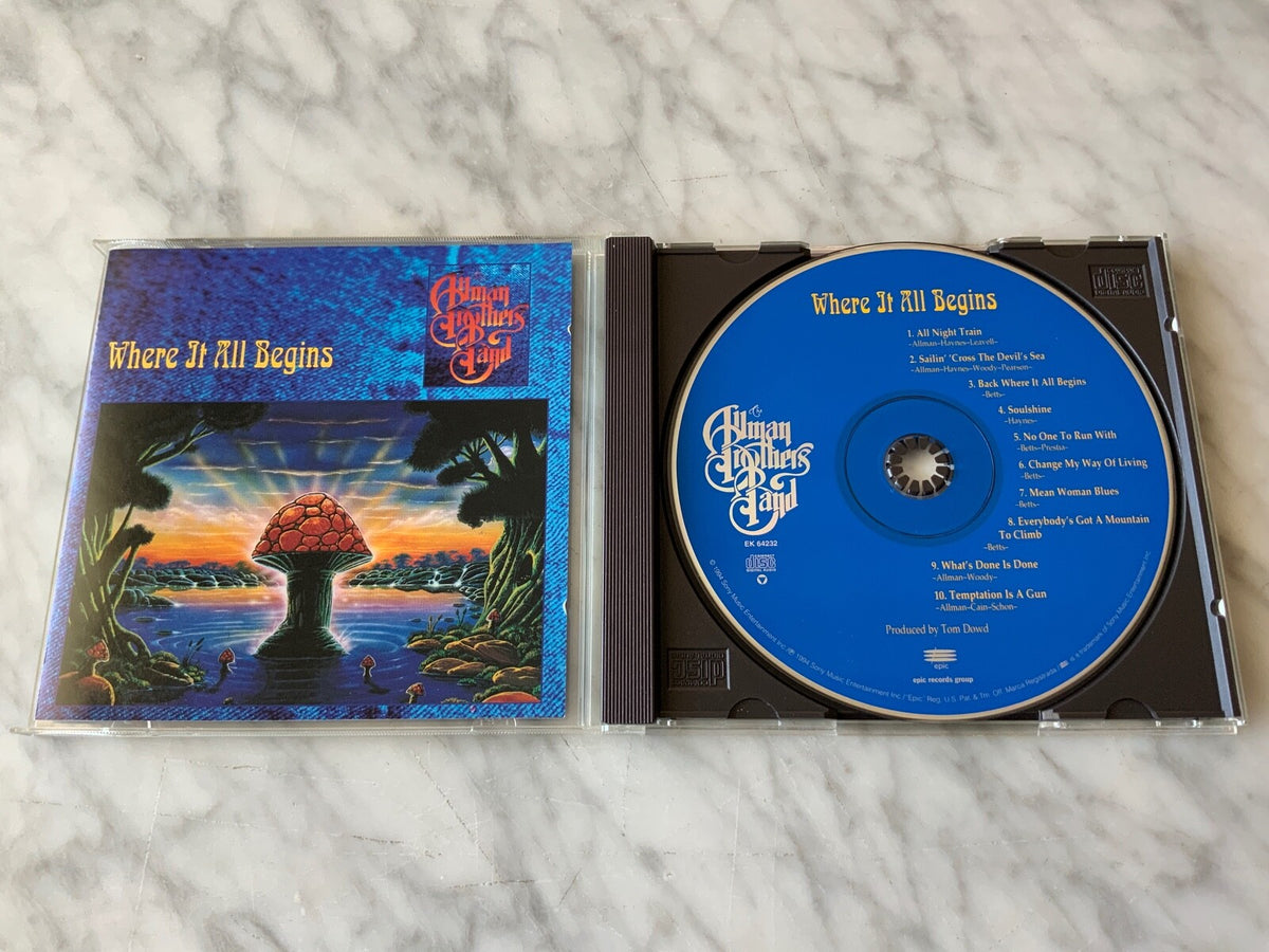 The Allman Brothers Band – Where It All Begins (1994) [ORIGINAL USA PRESS]