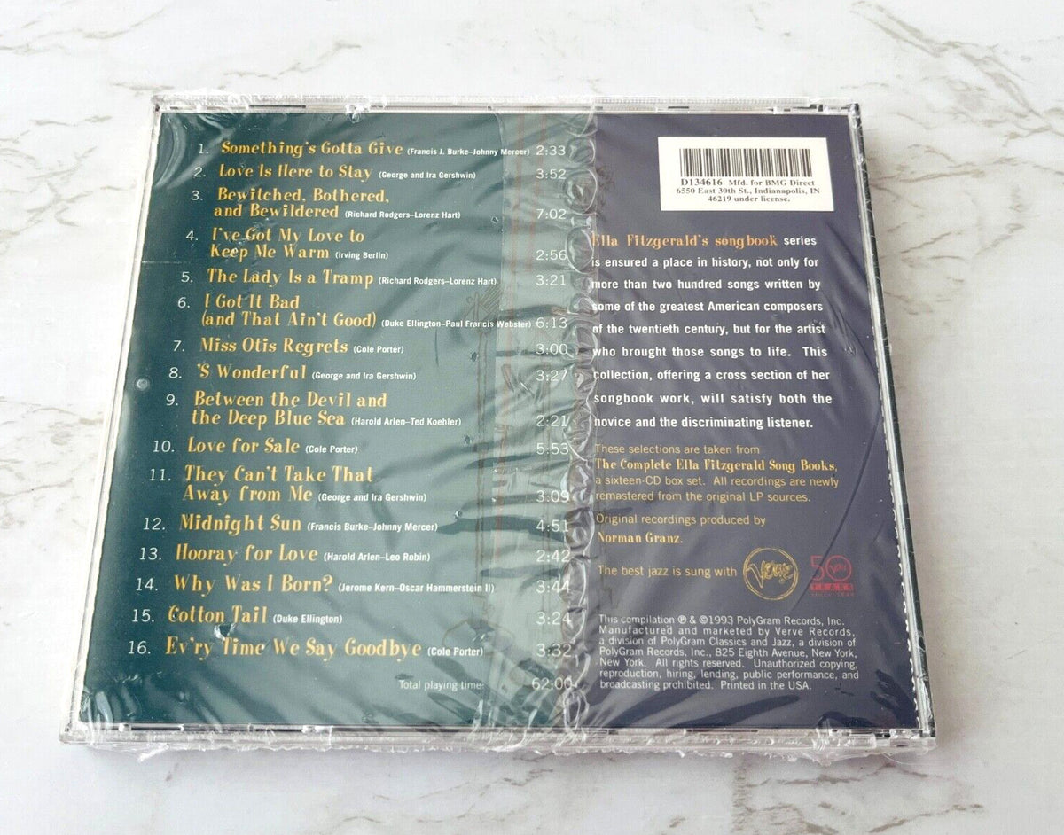 Ella Fitzgerald – The Best Of The Song Books (1993) [ORIGINAL USA PRESS]