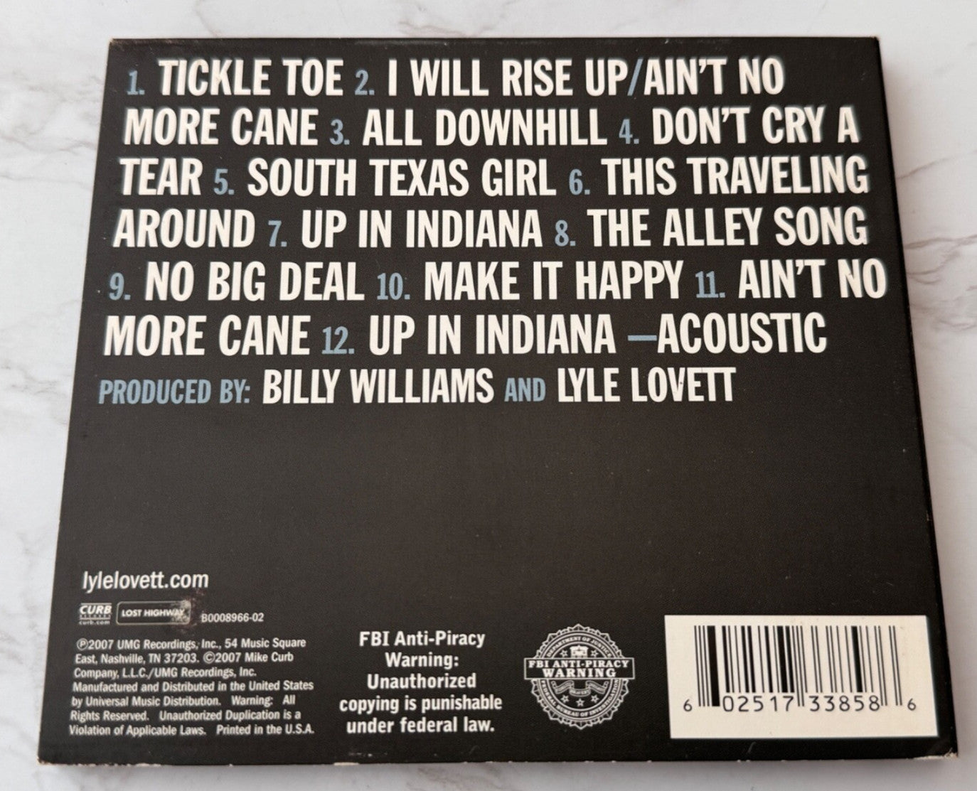 Lyle Lovett – Large Band It's Not Big It's Large (Digipak) (2007)