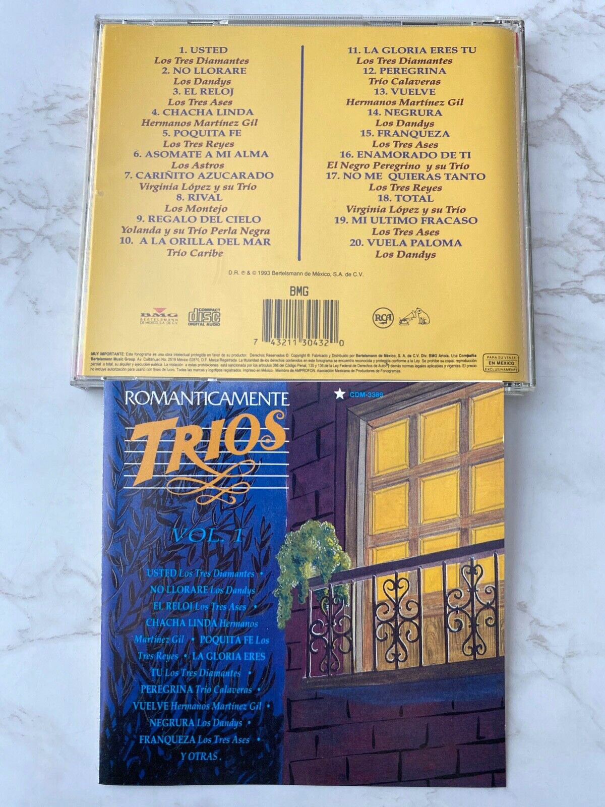 Romanticamente Trios Vol. 1 (1993) [ORIGINAL MEXICO PRESS]