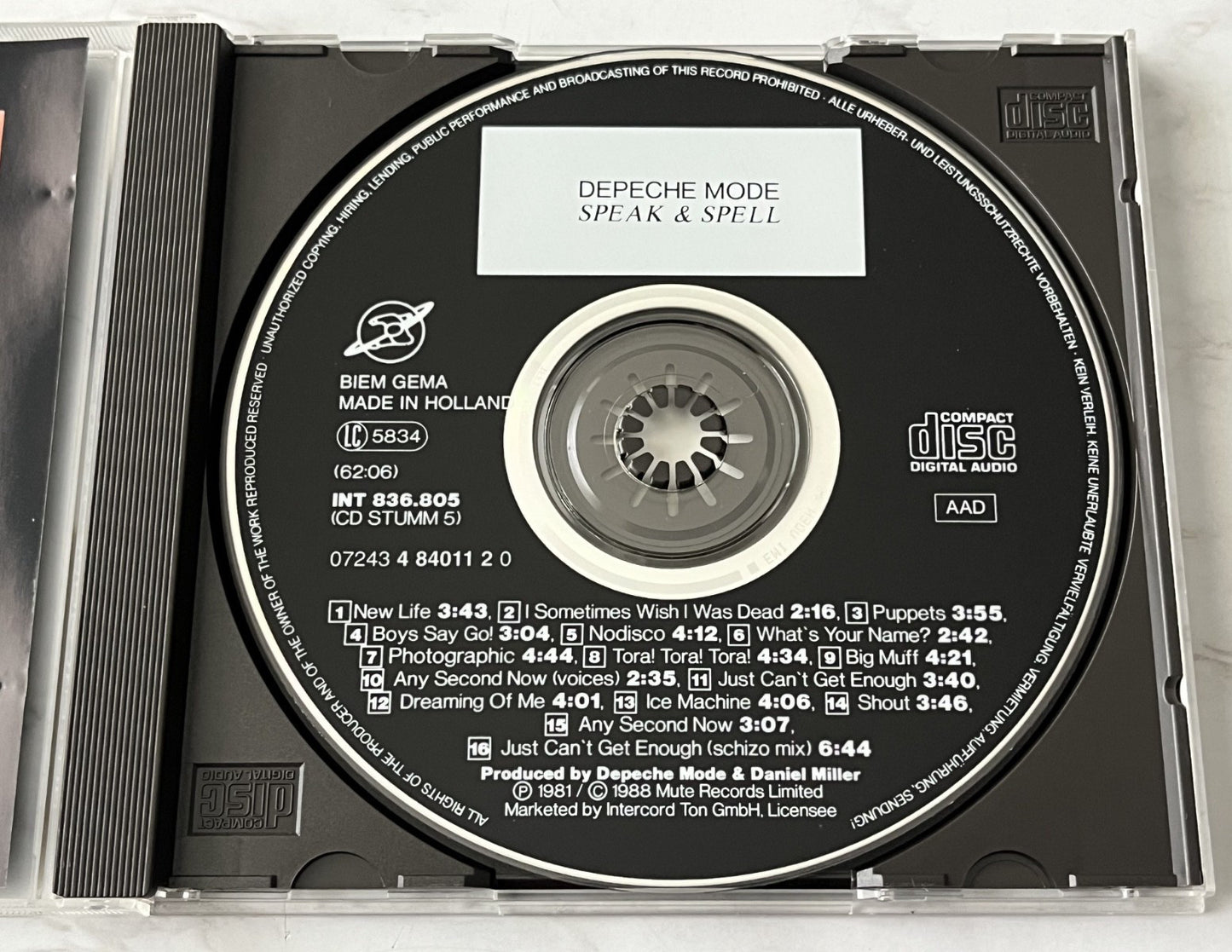Depeche Mode – Speak & Spell (1995) [GERMAN PRESS]