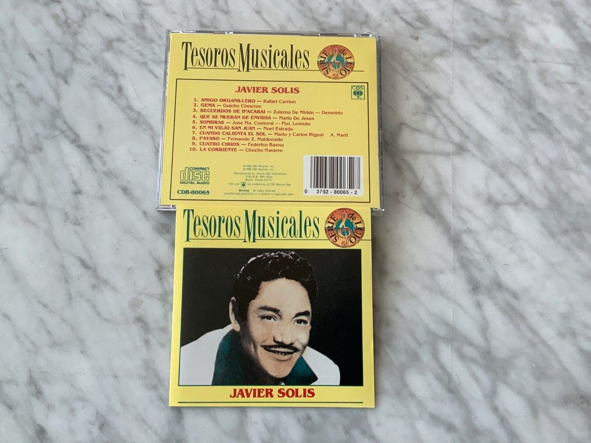 Javier Solis – Tesoros Musicales (1988) [ORIGINAL USA PRESS]