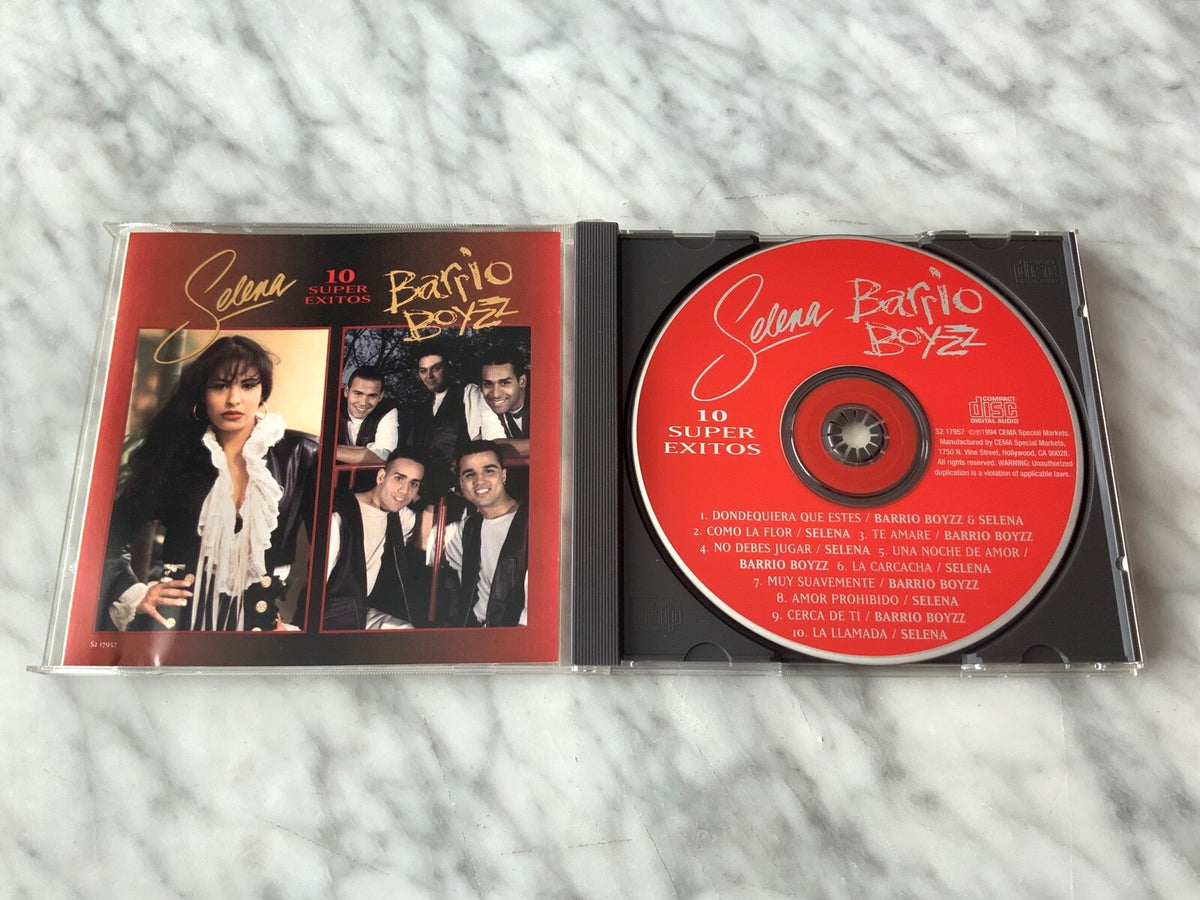 Selena, Barrio Boyzz – 10 Super Exitos (1994) [ORIGINAL USA PRESS]