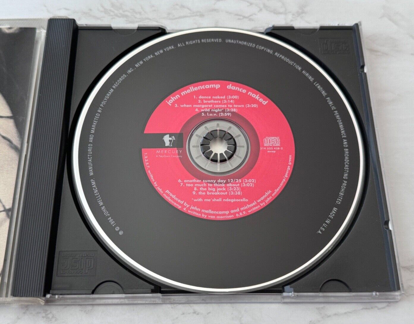 John Mellencamp – Dance Naked (1994) [ORIGINAL USA PRESS]