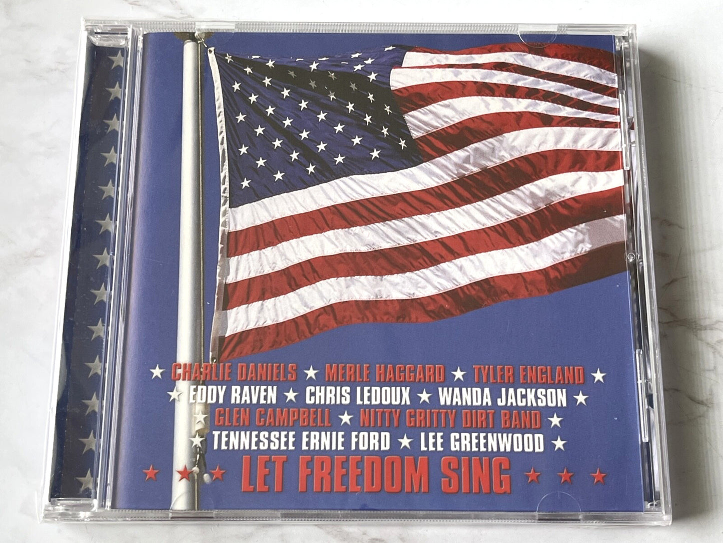 Charlie Daniels, Glen Campbell, Merle Haggard, Nitty Gritty Dirt Band, Various – Let Freedom Sing (2003) [ORIGINAL USA PRESS]