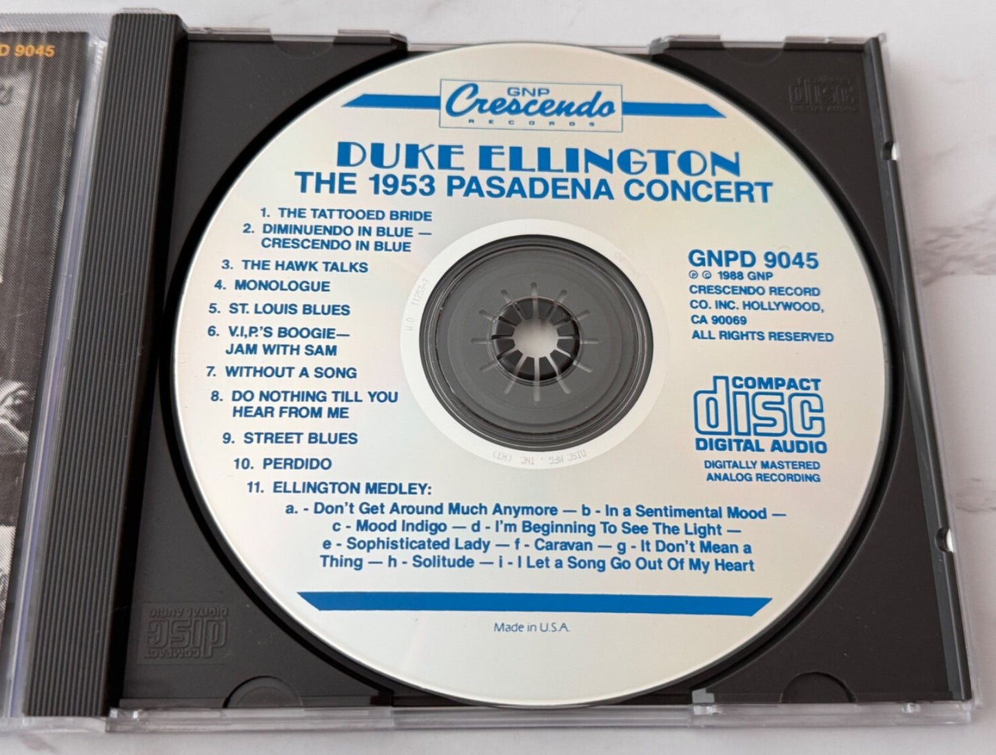 Duke Ellington – The 1953 Pasadena Concert (1988) [ORIGINAL USA PRESS]