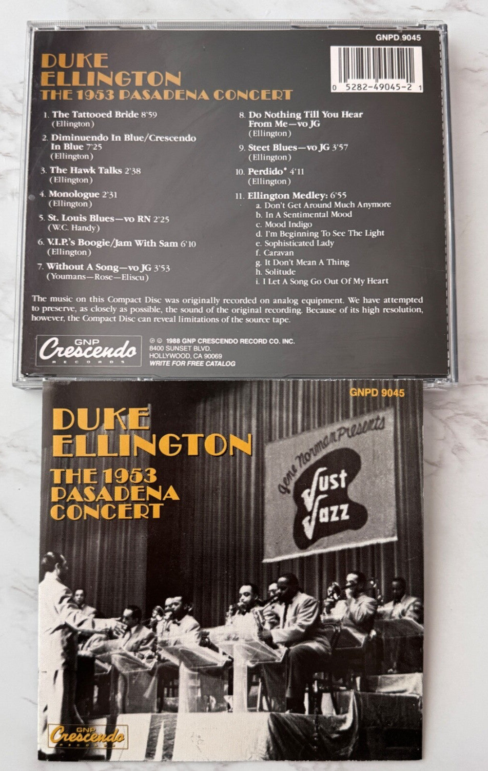 Duke Ellington – The 1953 Pasadena Concert (1988) [ORIGINAL USA PRESS]