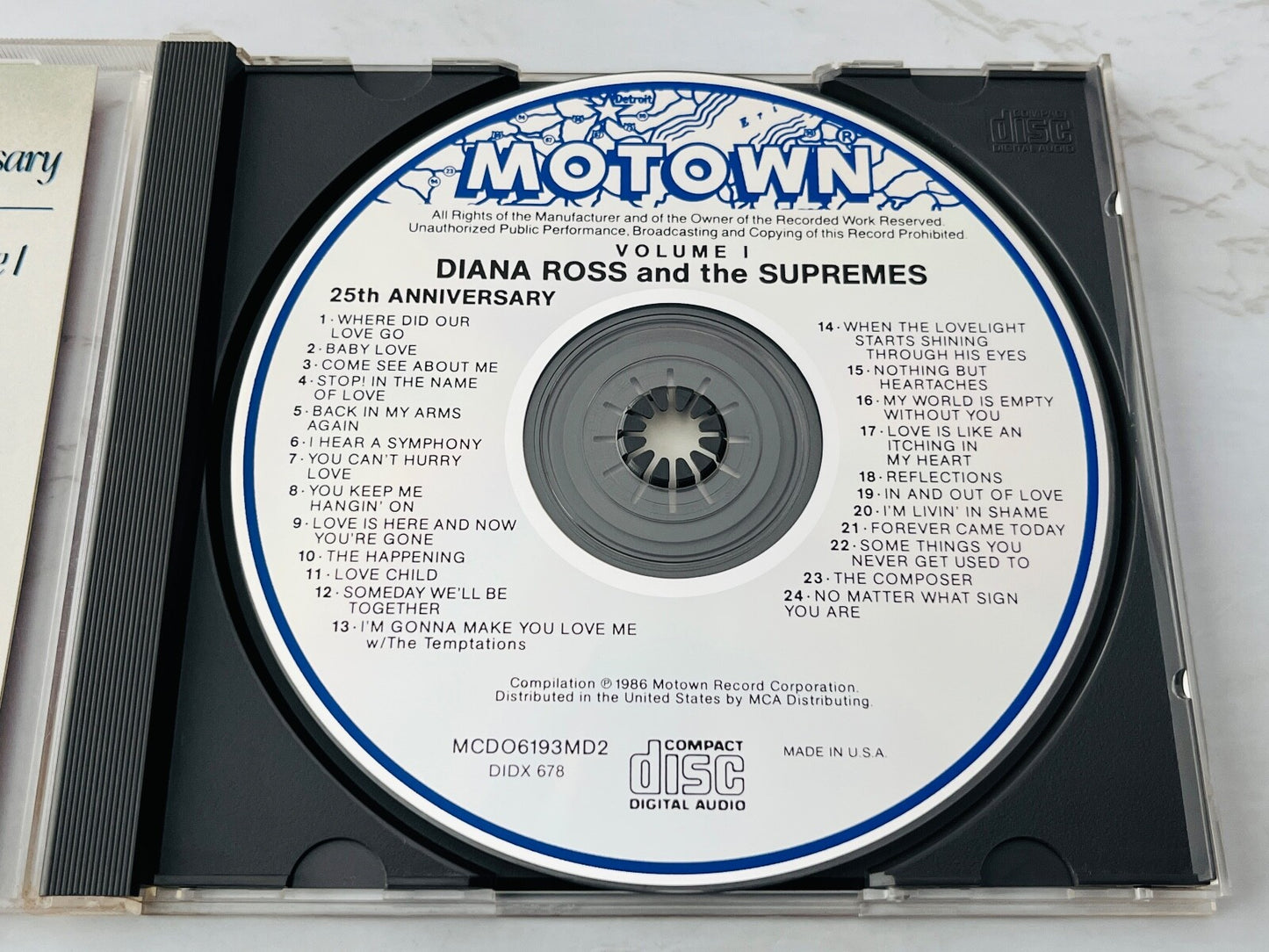 Diana Ross, The Supremes – 25th Anniversary Vol. 1 [DADC PRESS]
