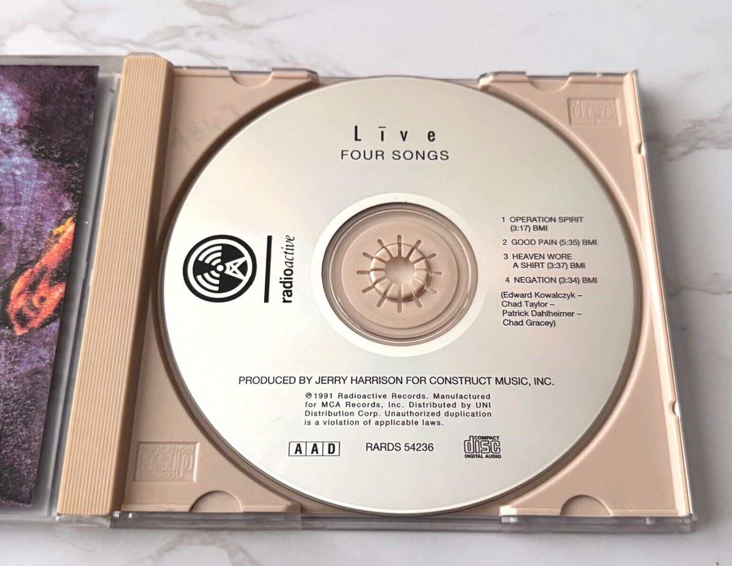 Live – Four Songs (Maxi Single) (1991)