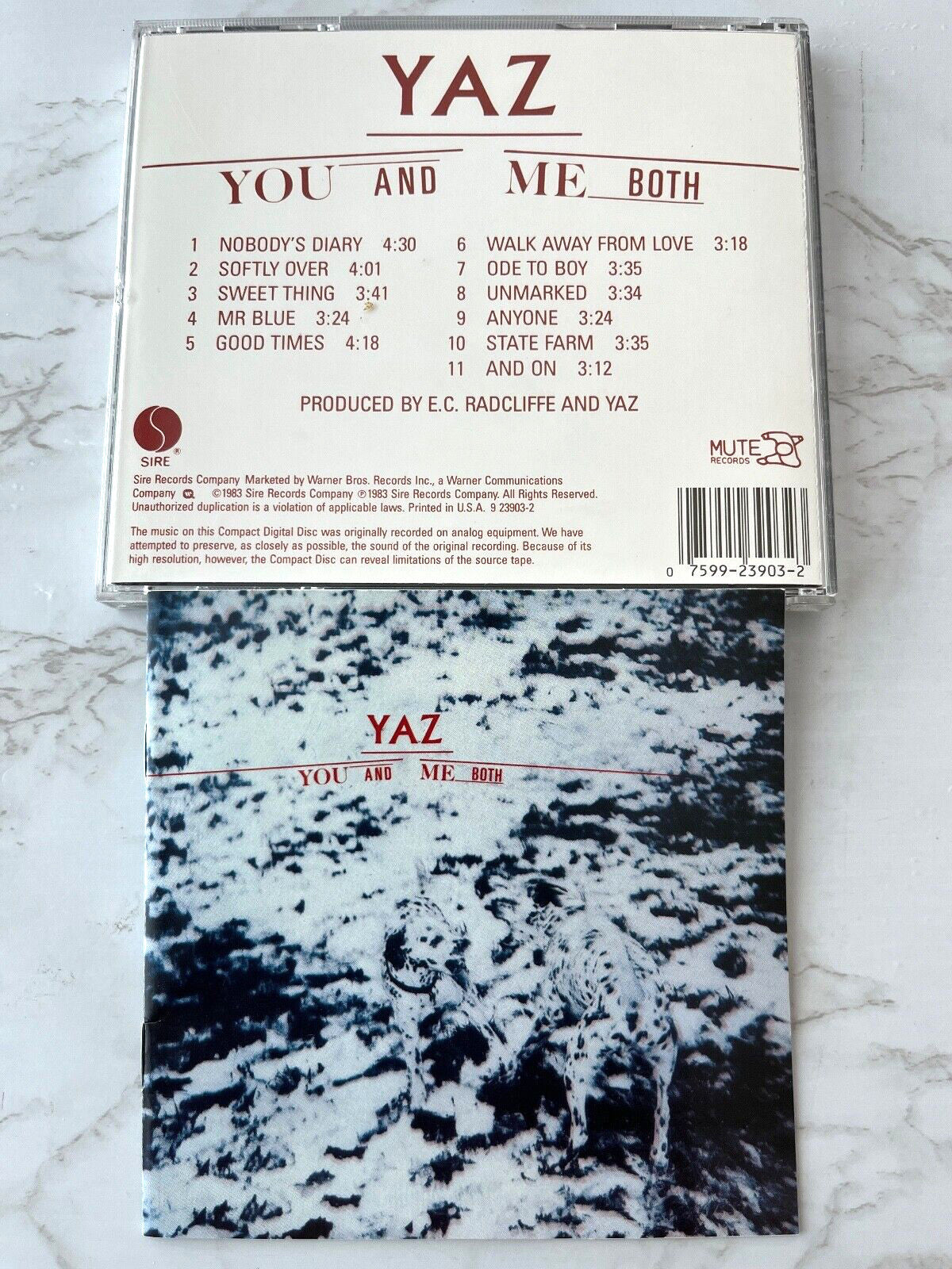 Yaz – You And Me Both (1987) [ORIGINAL USA PRESS]