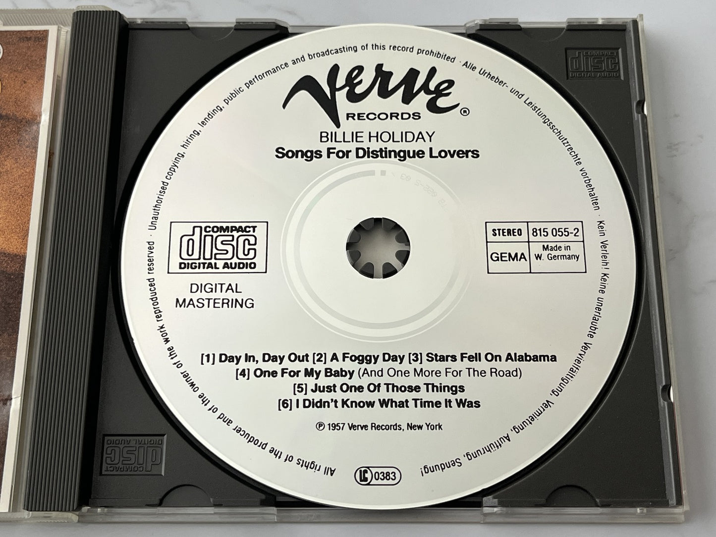 Billie Holiday – Songs For Distingue Lovers (1983) [W GERMANY TARGET ERA]