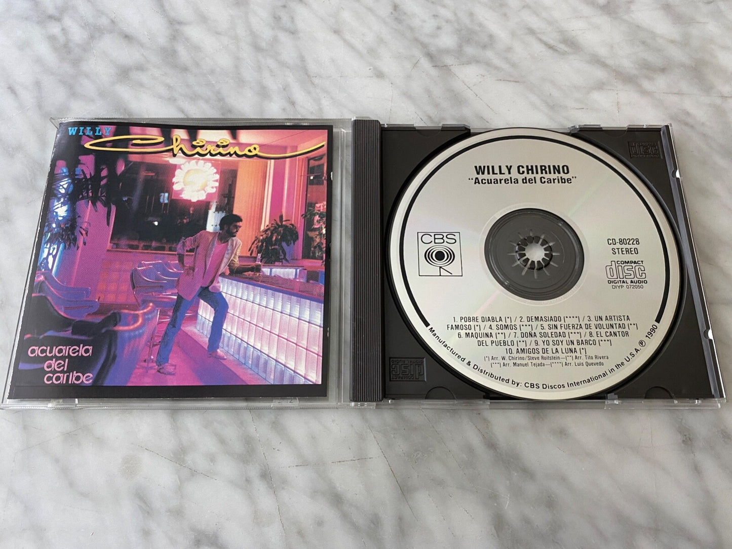 Willie Chirino – Willy Chirino Acuarela Del Caribe (1990) [ORIGINAL USA PRESS]
