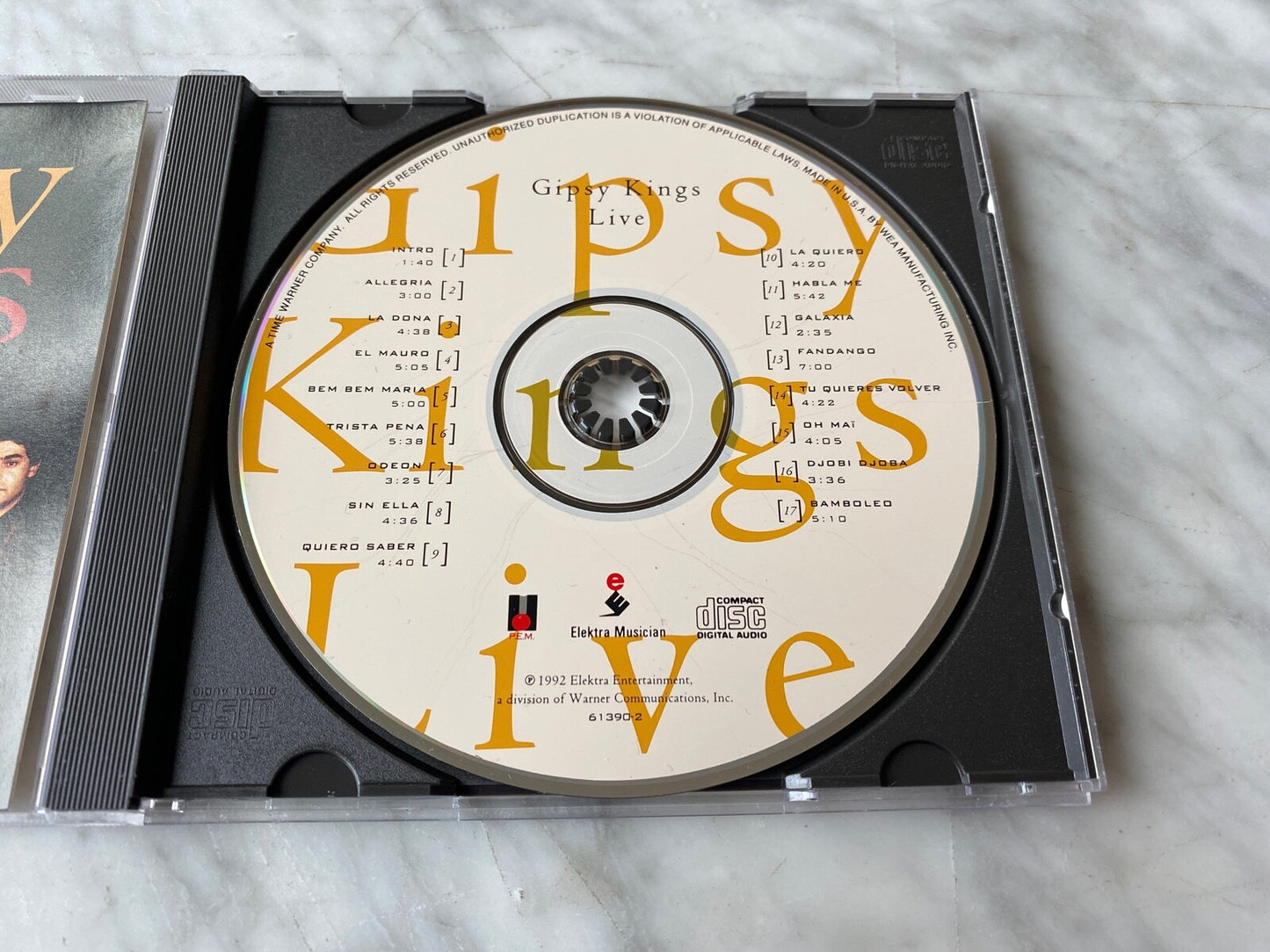 Gipsy Kings – Live (1992) [ORIGINAL USA PRESS]