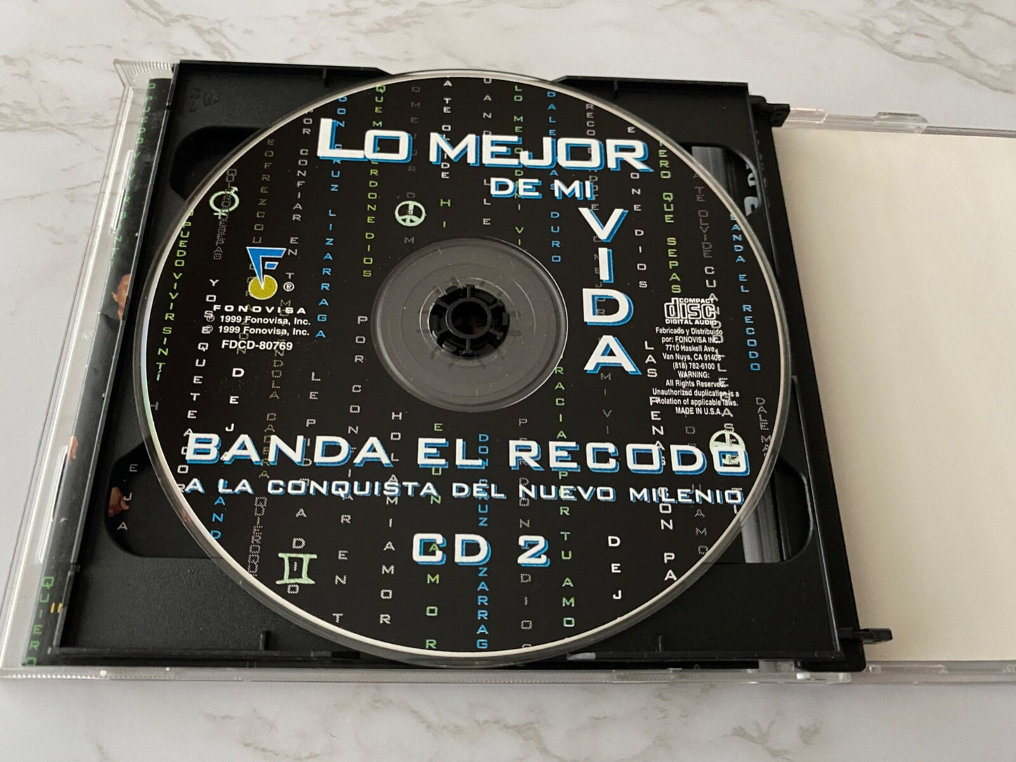 Banda El Recodo – Lo Mejor De Mi Vida (1999) [ORIGINAL USA PRESS]