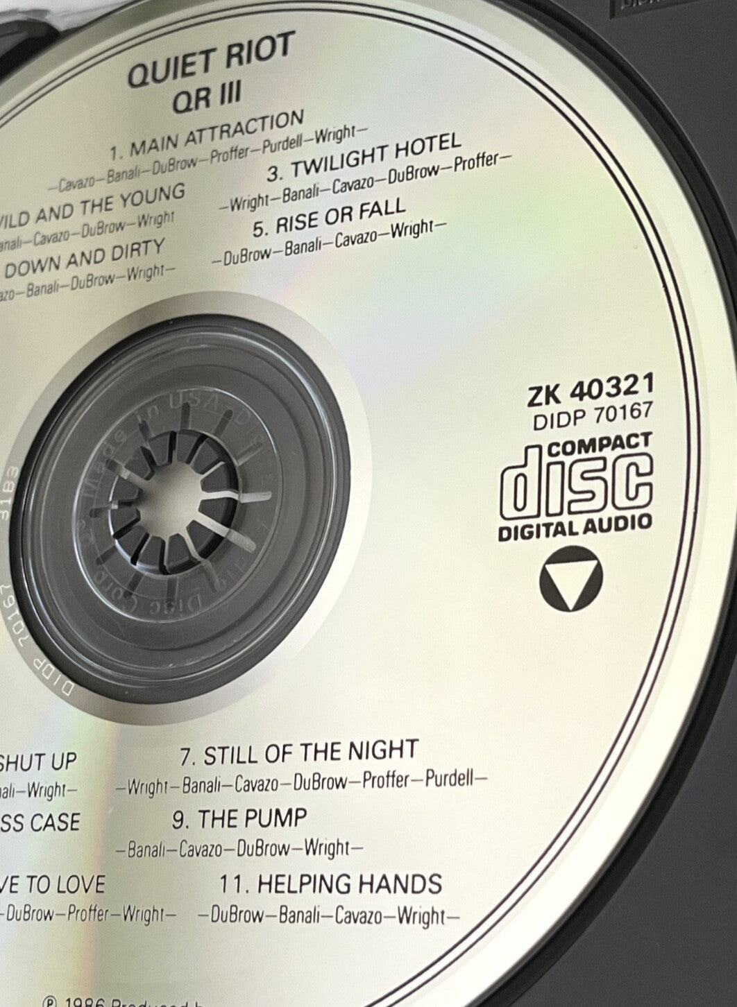 Quiet Riot – Qr Iii (1986) [DADC PRESS]