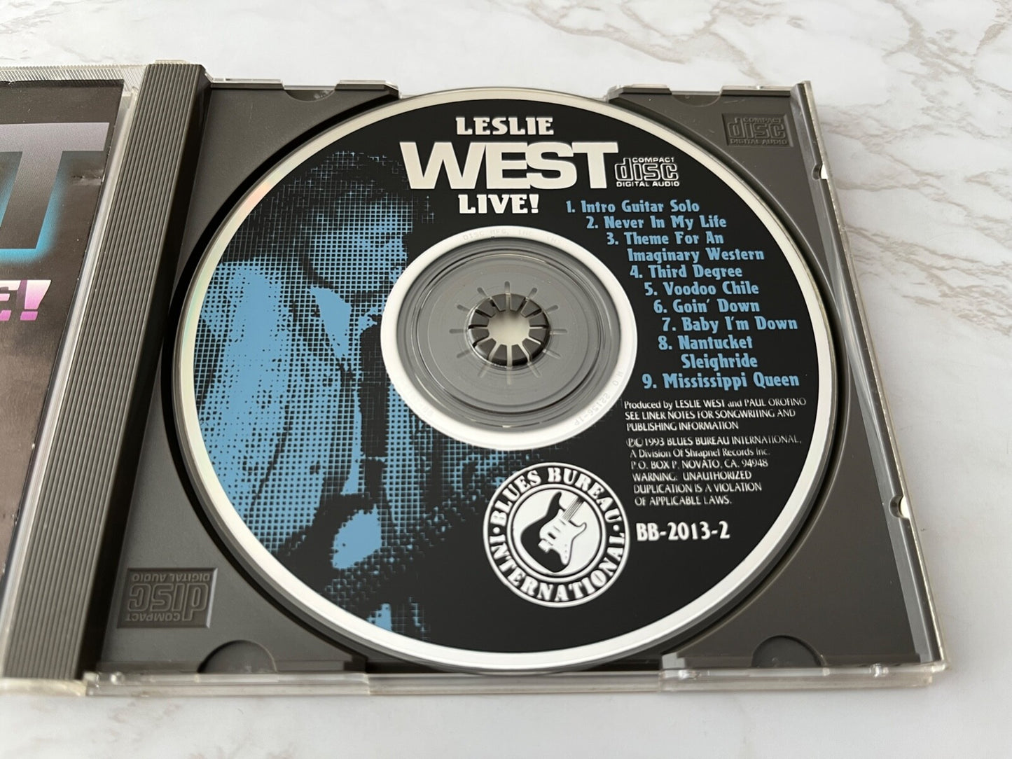 Leslie West – Live (1993) [ORIGINAL USA PRESS]