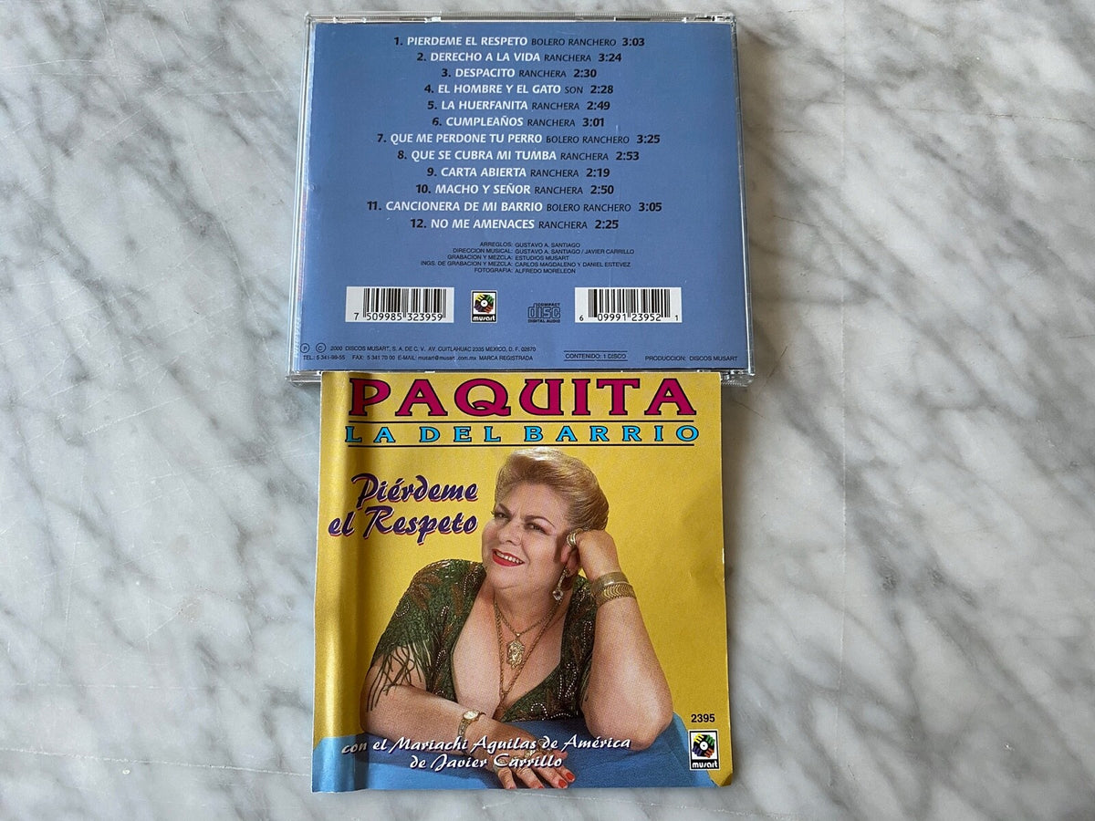 Paquita La Del Barrio – Pierdeme El Respeto (2000)