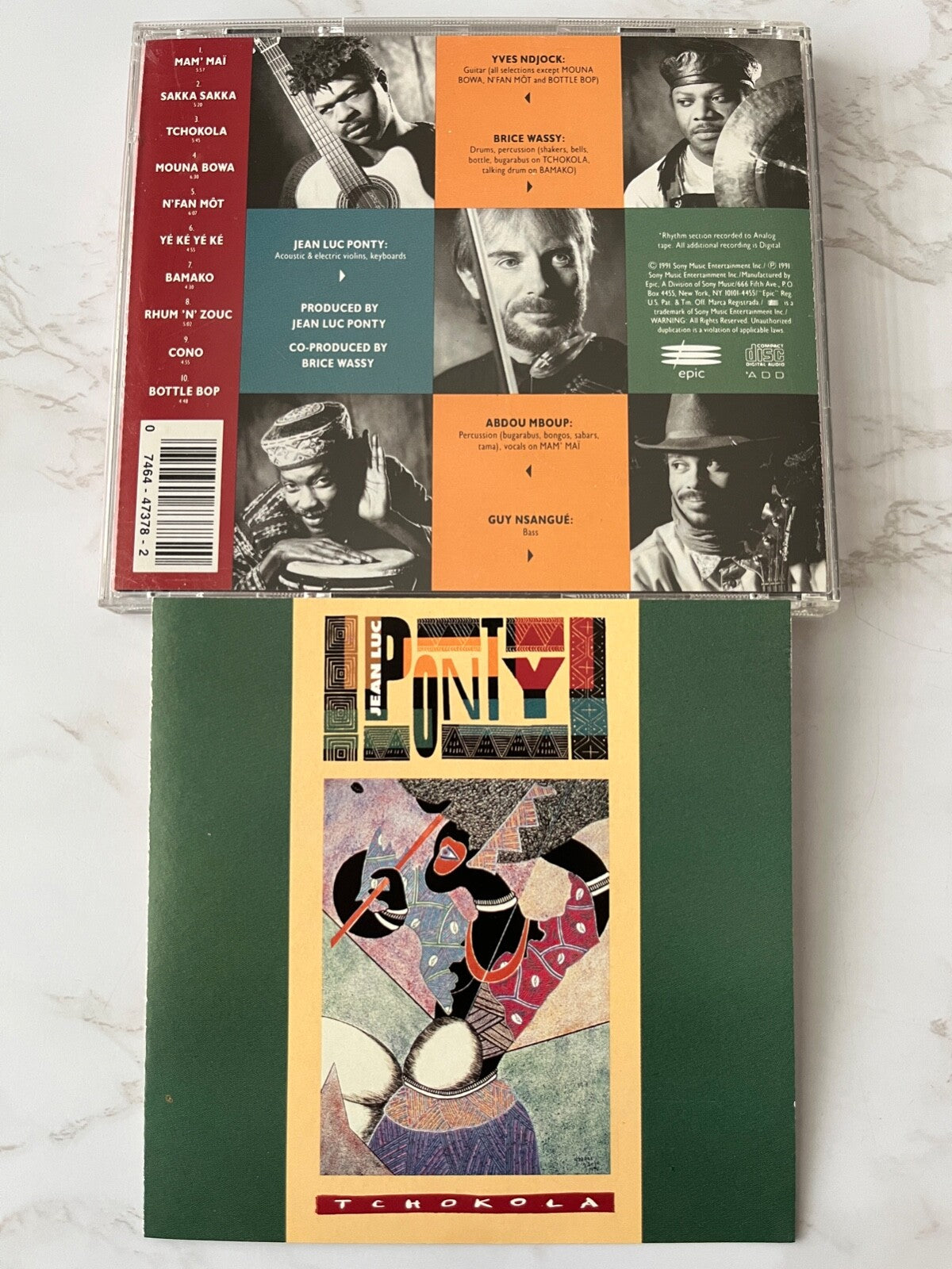 Jean Luc Ponty – Tchokola (1991) [ORIGINAL USA PRESS]
