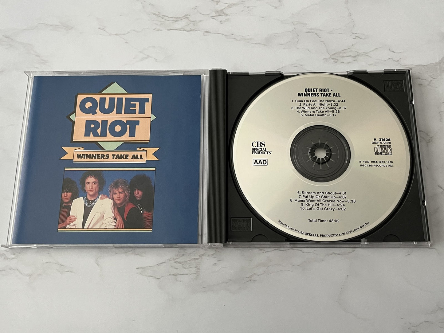 Quiet Riot – Winners Take All [USA 1ST PRESS]
