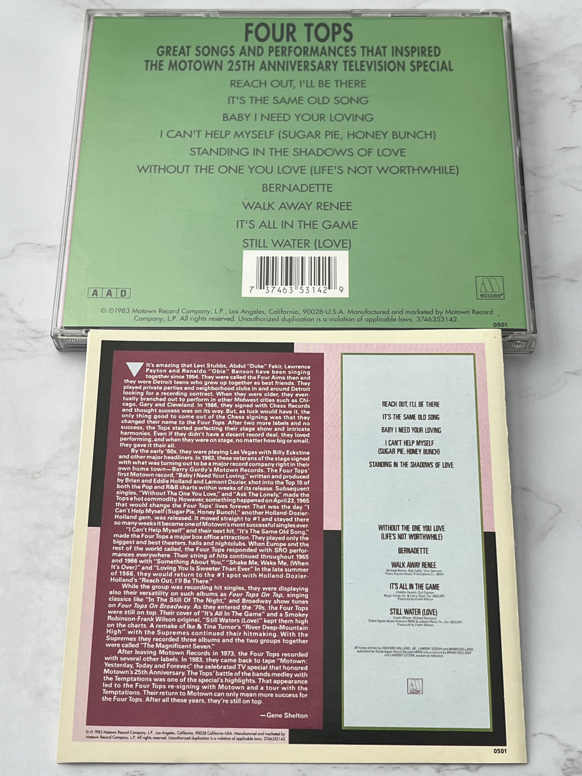 Four Tops – Great Songs and Performances (1983) [USA SILVER DISC]