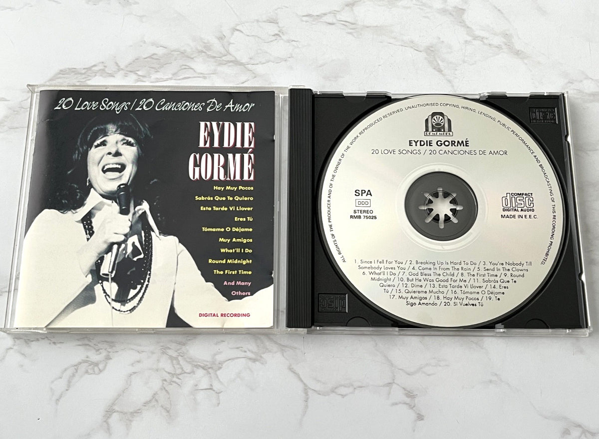 Eydie Gorme – 20 Love Songs 20 Canciones De Amor (1990) [ORIGINAL USA PRESS]