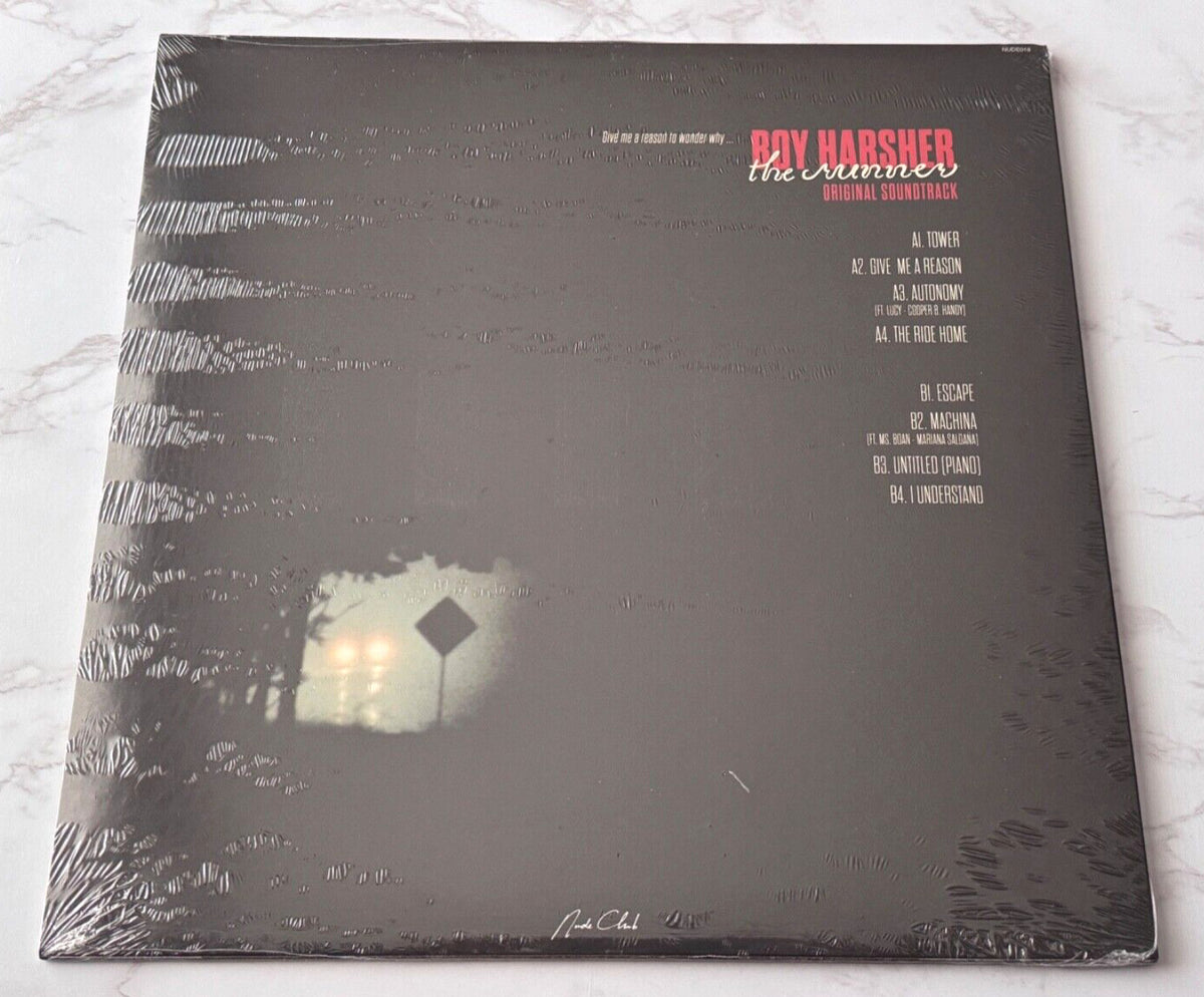 Boy Harsher The Runner LP SEALED! LTD ED/400 CRYSTAL CLEAR w/BLACK SMOKE VINYL