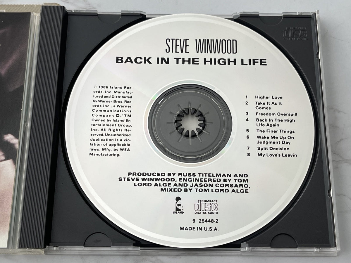 Steve Winwood – Back In The High Life