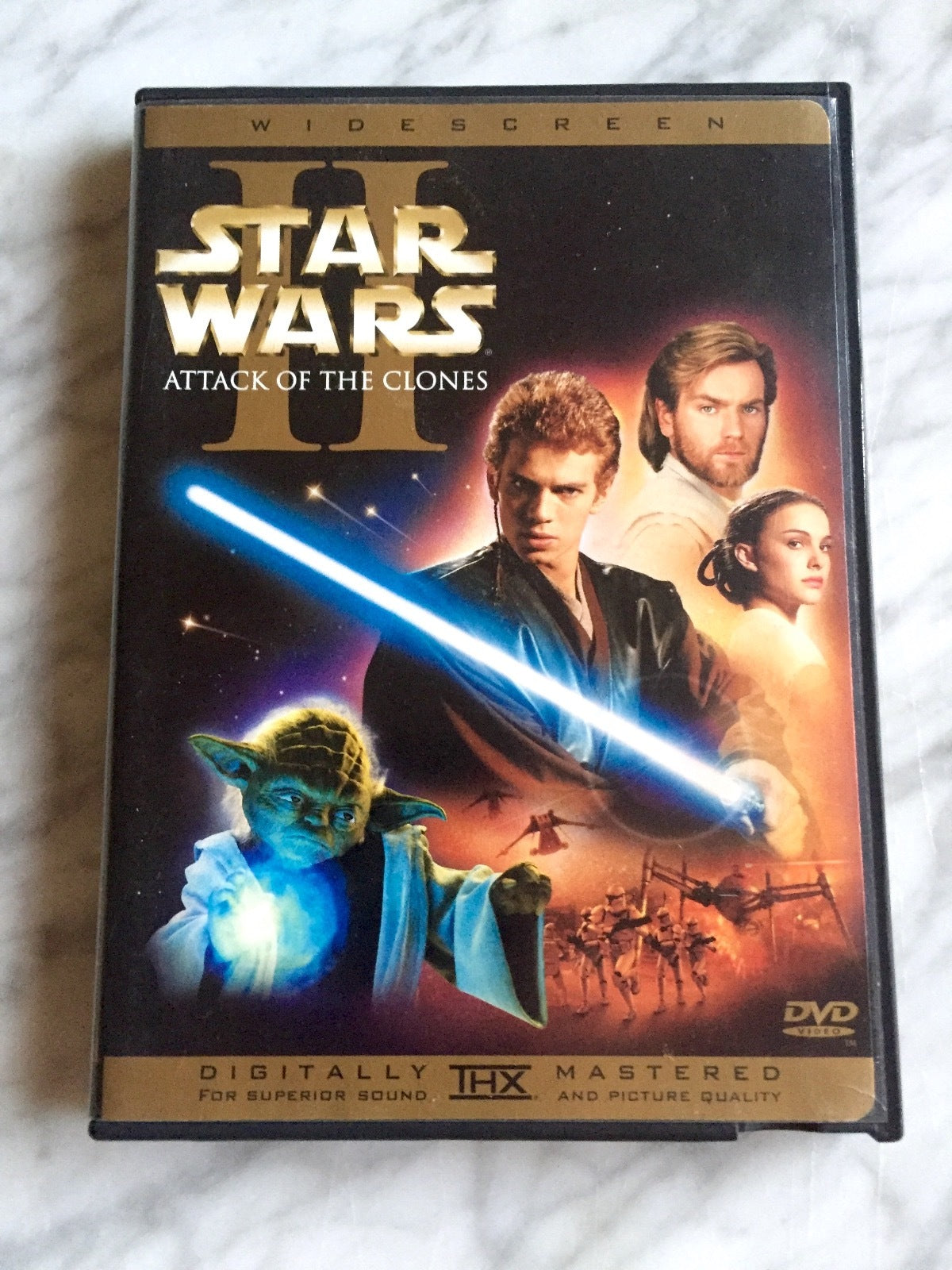 Star Wars Episode 2 Attack of the Clones Widescreen DVD 2 Disc Ltd Ed. Insert! (2002)