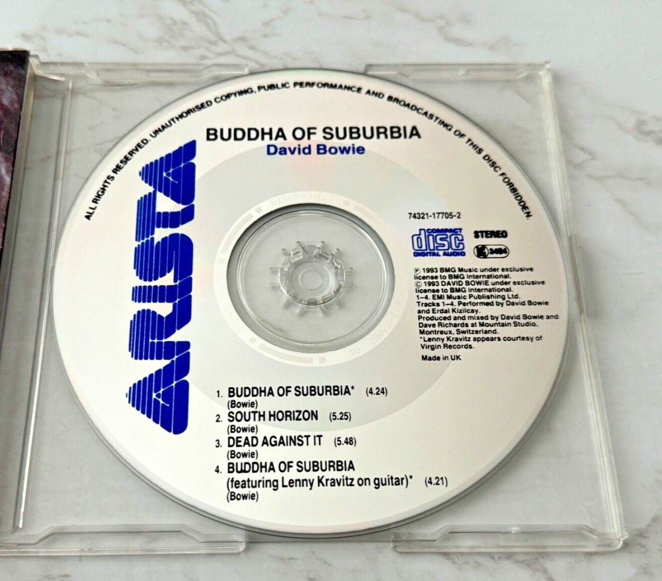 David Bowie – Buddha Of Suburbia (1993) [UK PRESS]