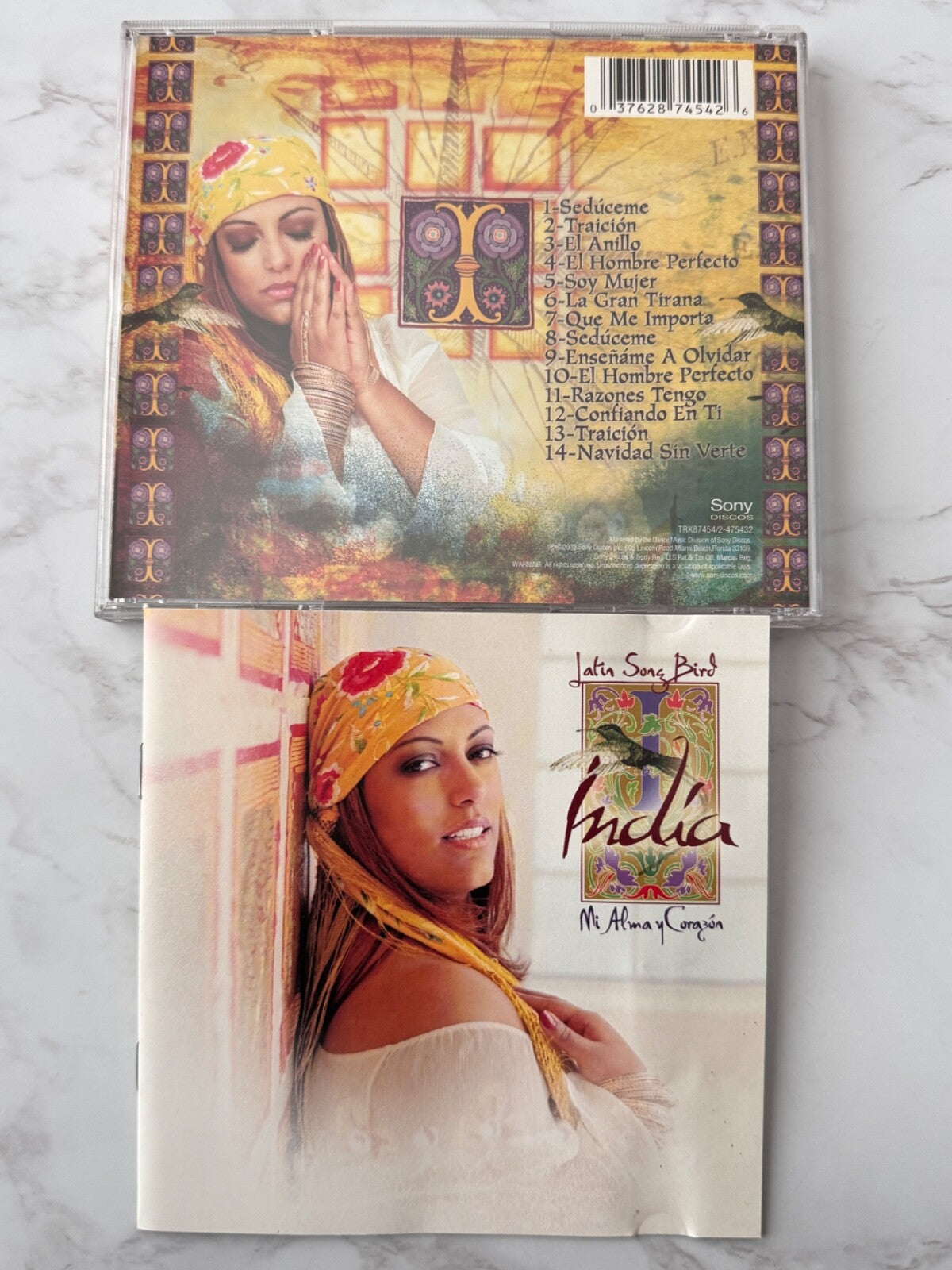 India – Latin Song Bird Mi Alma Y Corazon (2002) [ORIGINAL USA PRESS]