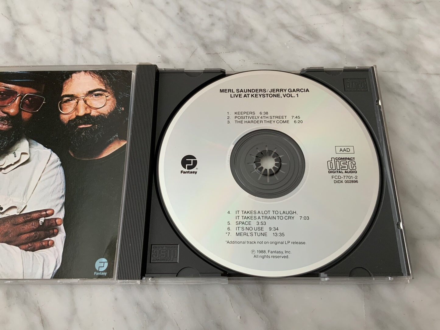 Jerry Garcia, Merl Saunders – Jerry Garcia Live At Keystone Vol. 1 [DADC PRESS]