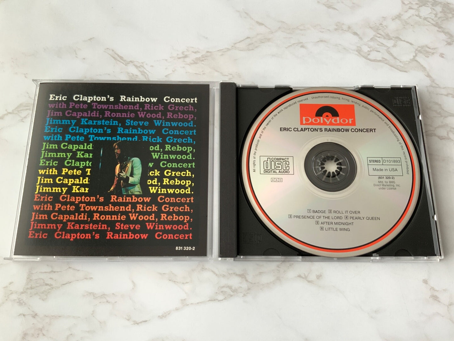 Eric Clapton – Eric Clapton's Rainbow Concert [ORIGINAL USA PRESS]