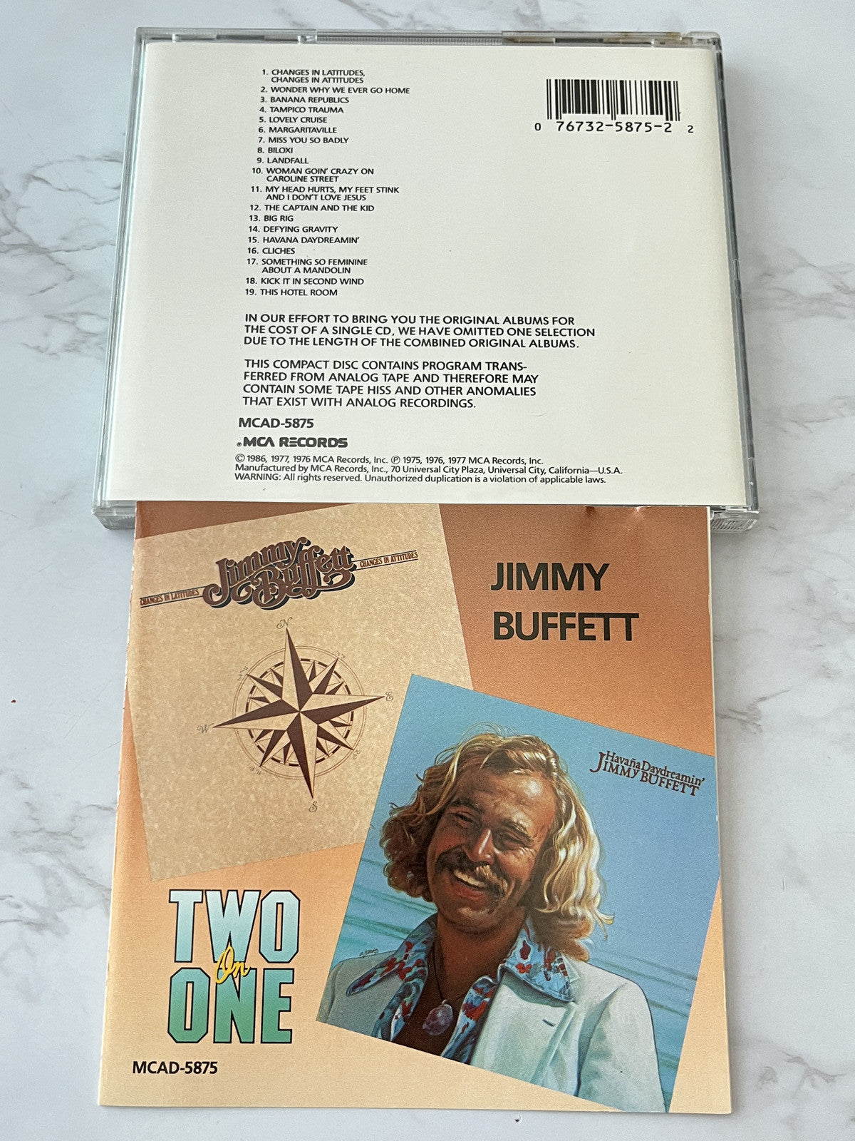 Jimmy Buffett – Changes In Latitudes / Havana Daydreamin' (1986) [JAPAN TARGET ERA]