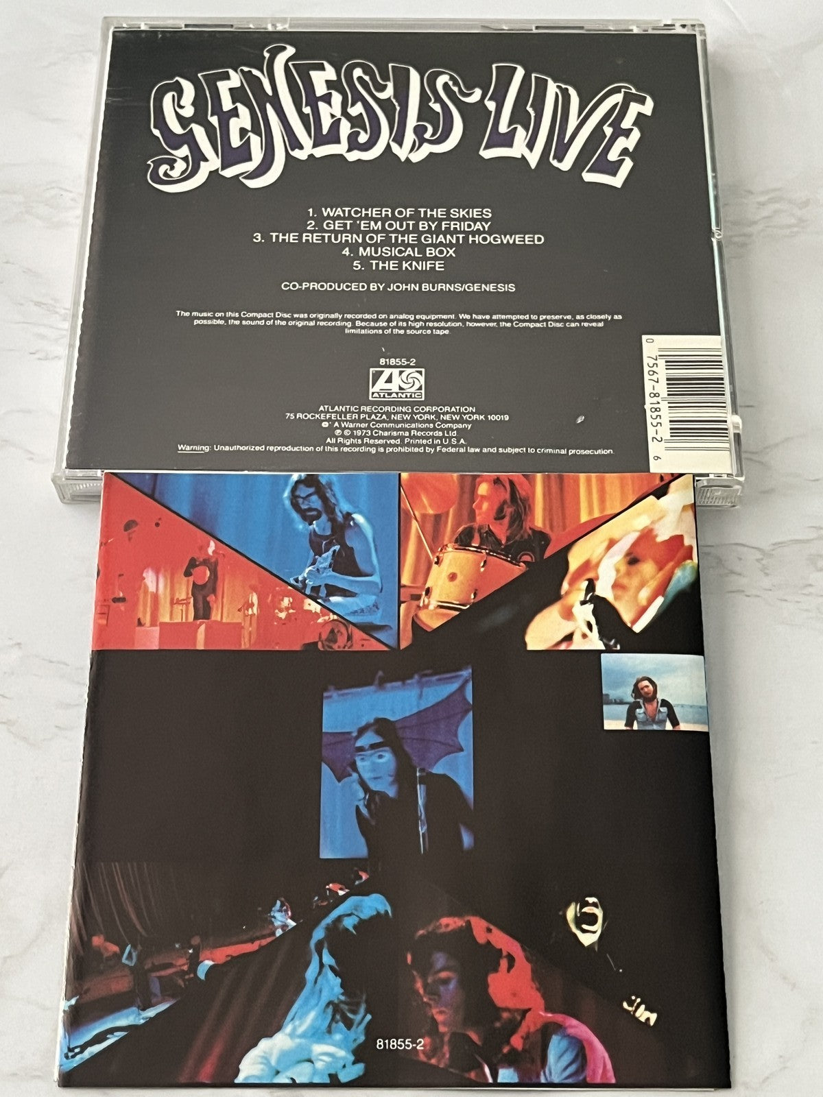 Genesis – Live (Promo) (1988) [ORIGINAL USA PRESS]
