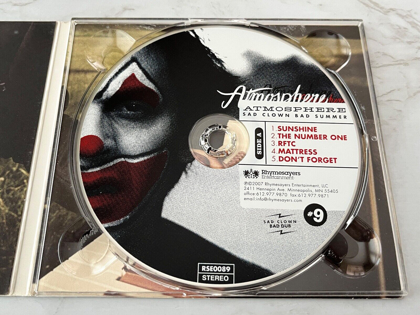 Atmosphere – Sad Clown Bad Summer #9 (EP) (2007) [ORIGINAL USA PRESS]