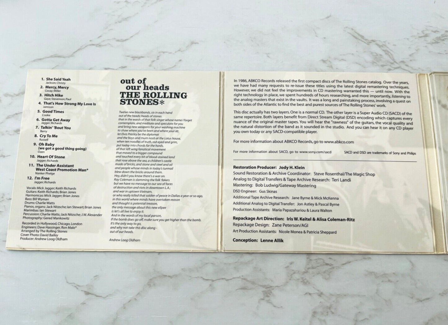 The Rolling Stones – Out Of Our Heads UK (SACD, 24KT Gold) (2002)