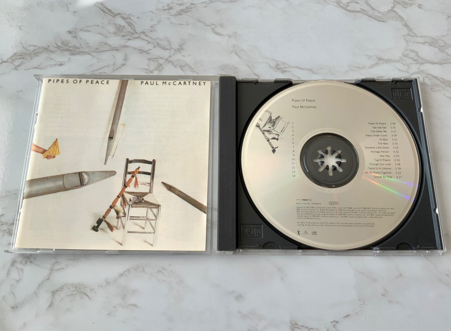 Paul McCartney – Pipes of Peace (1993) [UK PRESS]
