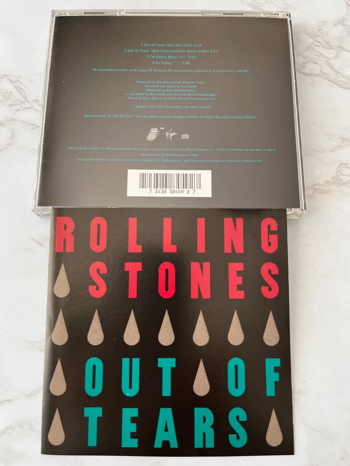 The Rolling Stones – Out Of Tears (Maxi Single) (1994)