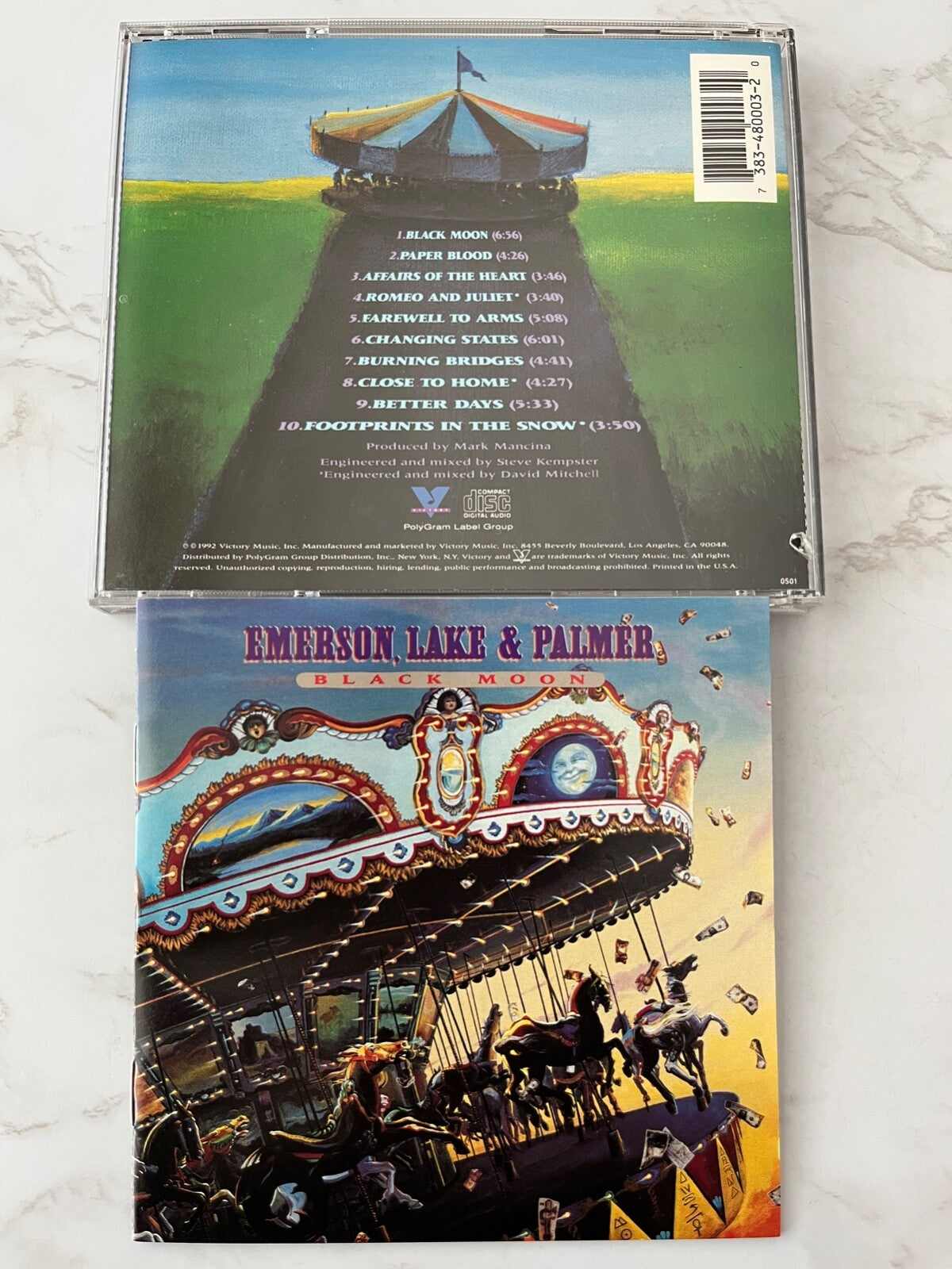 Emerson Lake & Palmer – Black Moon (1992) [JVC PRESS]