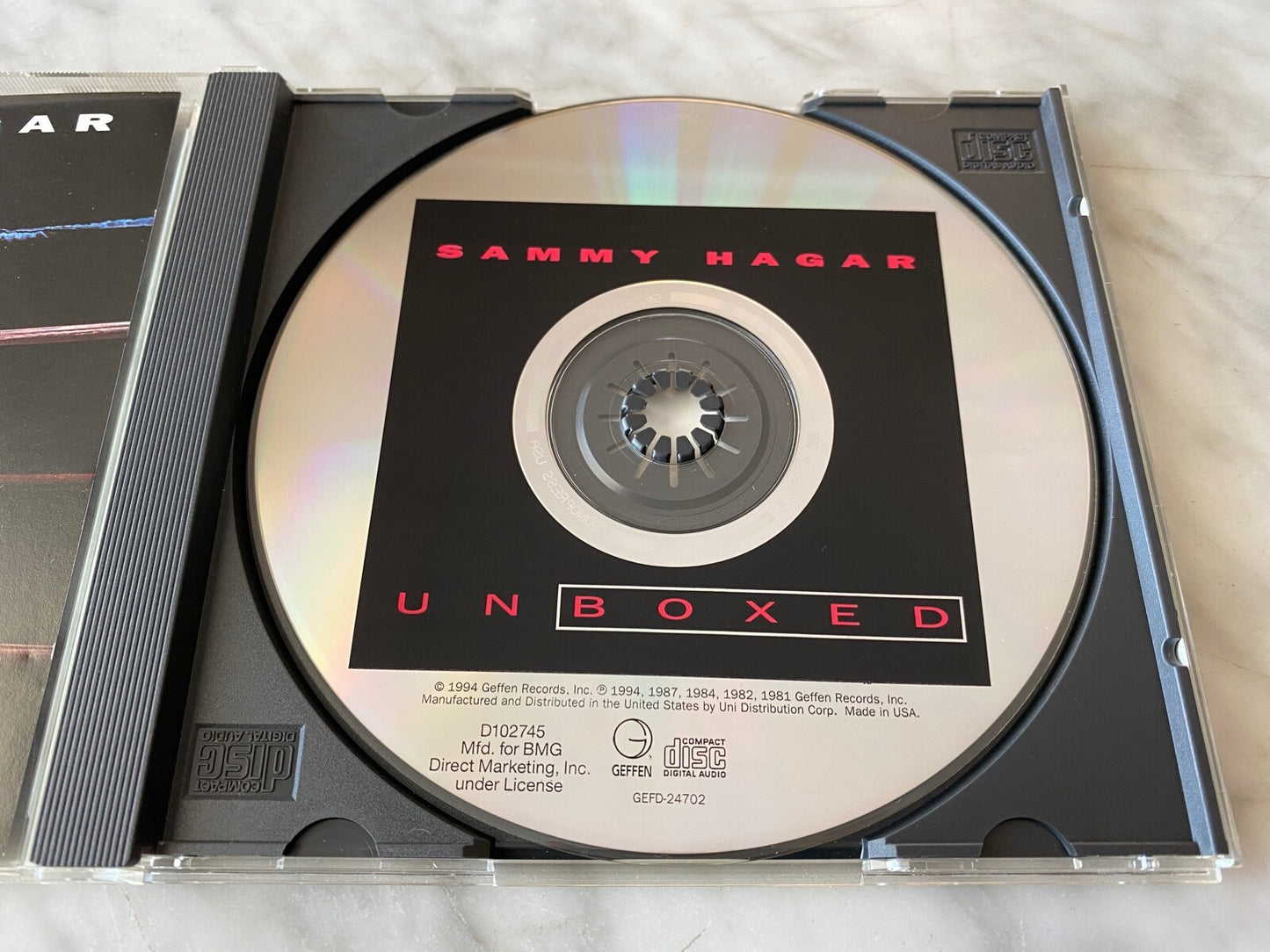Sammy Hagar – Unboxed (1994) [ORIGINAL USA PRESS]