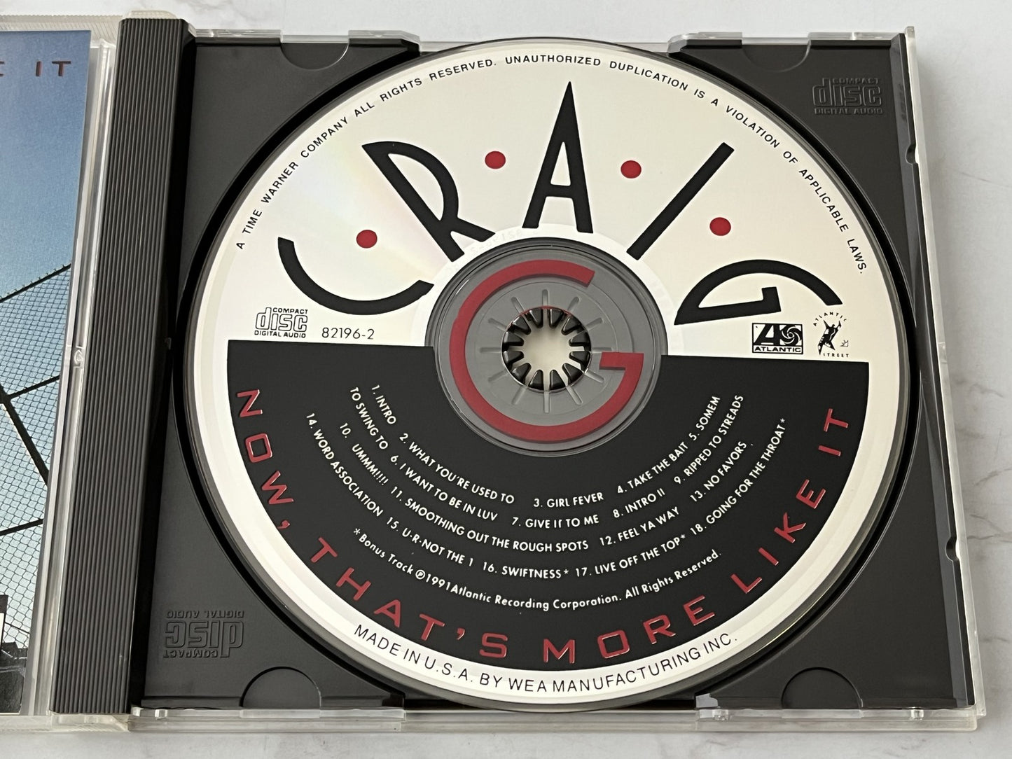Craig G – Now Thats More Like It (1991) [ORIGINAL USA PRESS]