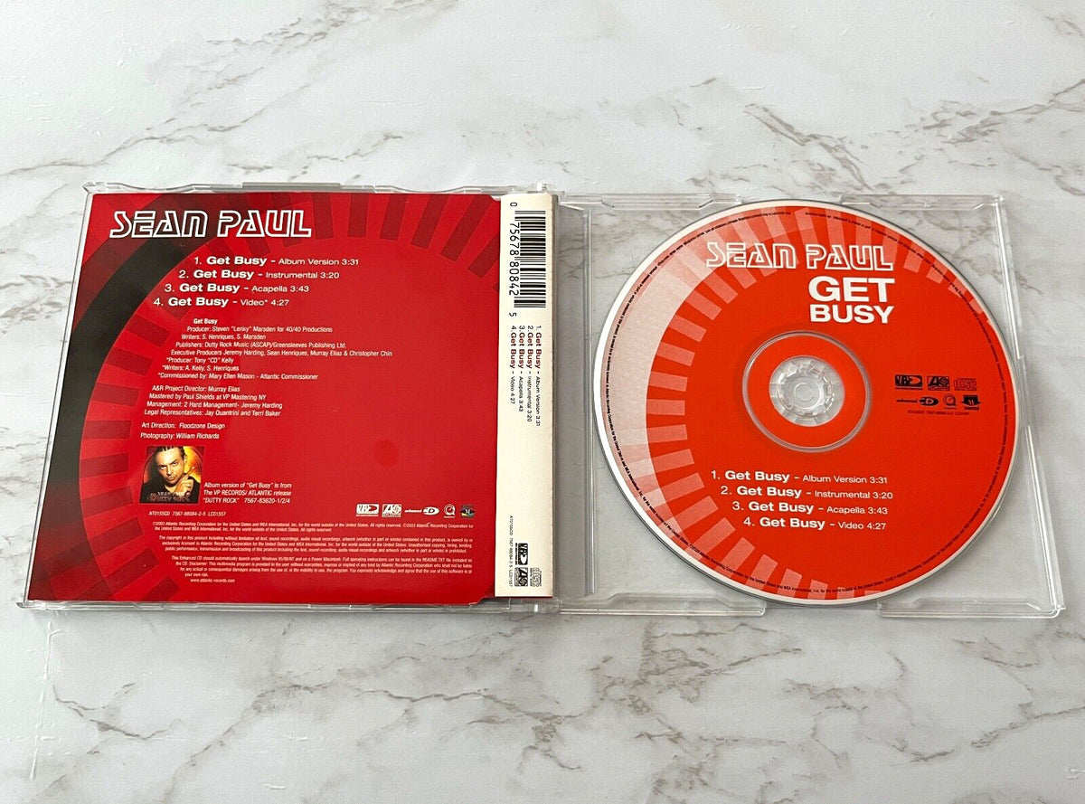 Sean Paul – Get Busy (2003) [UK PRESS]