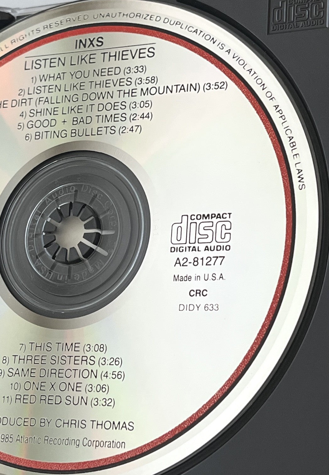 INXS – Listen Like Thieves [DADC PRESS]