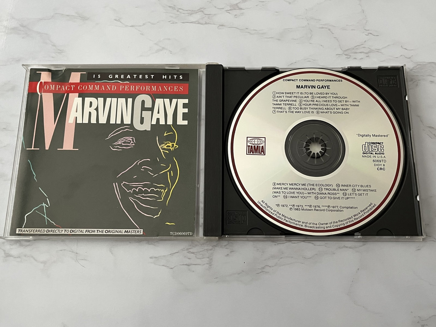 Marvin Gaye – 15 Greatest Hits (1985) [DADC PRESS]